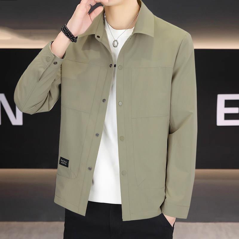 LENDARYER夹克男2025年秋季新款轻奢时尚高端休闲翻领开衫外套男