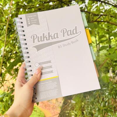 外单英国 PukkaPad B5网格横线点阵3种内页 240页 带可斯线 80克
