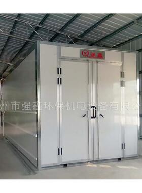 高温烤漆房喷漆烘干房固化房高温塑粉烤房符合阻燃岩棉烤漆房