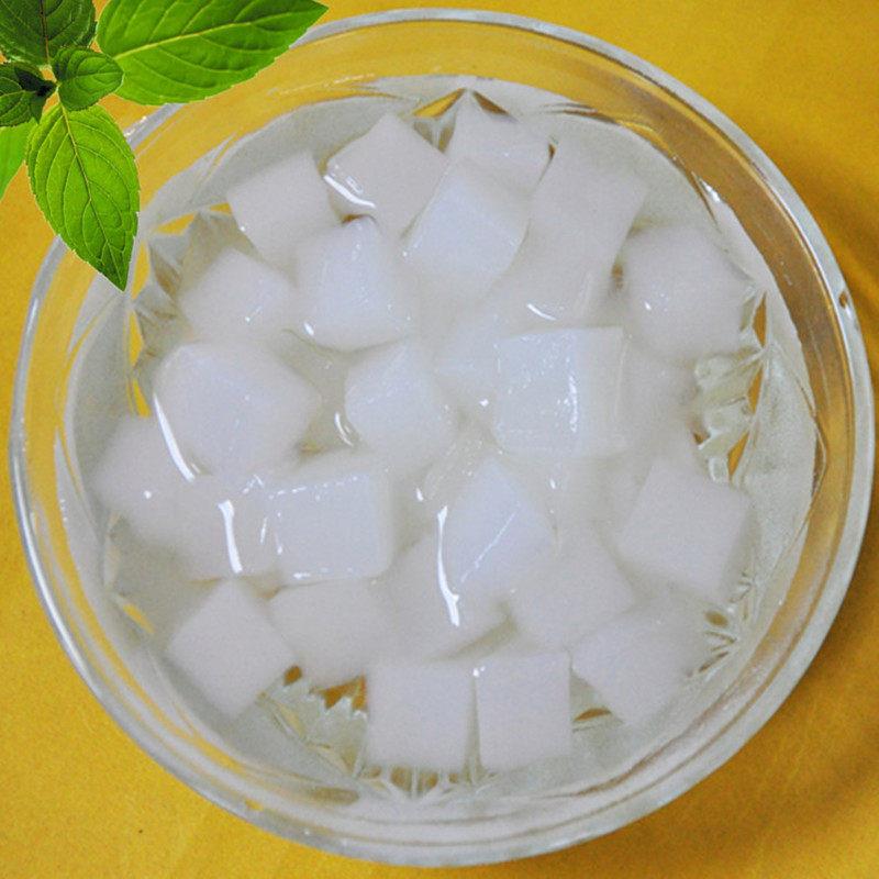 奕方水原味椰果1kg 袋装方形Q糖蜜椰果颗奶粒珍珠茶原料晶果