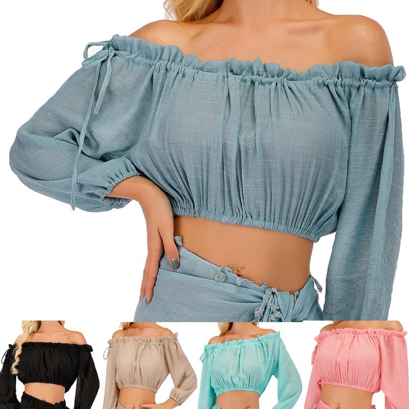 Cover-up Bikini Long-sleeved Wrap-around Knitted