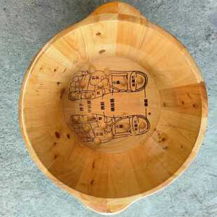 香柏木泡脚桶m浴桶0512足26c高木质足洗脚盆实木泡脚盆浴用品