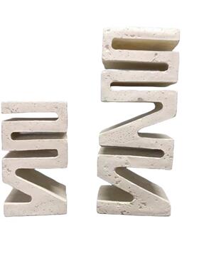 饰几何艺品字母摆件客工厅装卧室NA564别墅软设计师酒店装简约书