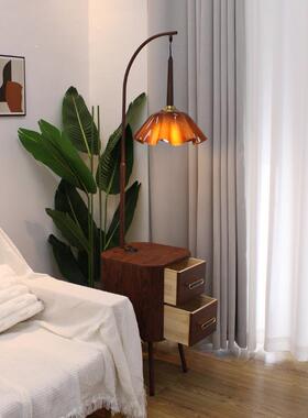 复古中古风落地灯法式卧室客厅发几茶几62453床头边柜台灯沙置架