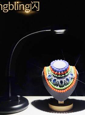 led钻石珠宝首饰翡翠拍照射灯超亮聚光火彩直播补光blingbling闪