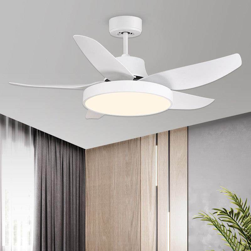 佑家餐厅变频风扇灯吊灯亮度高简约卧室LED遥控客厅吊扇灯电扇灯