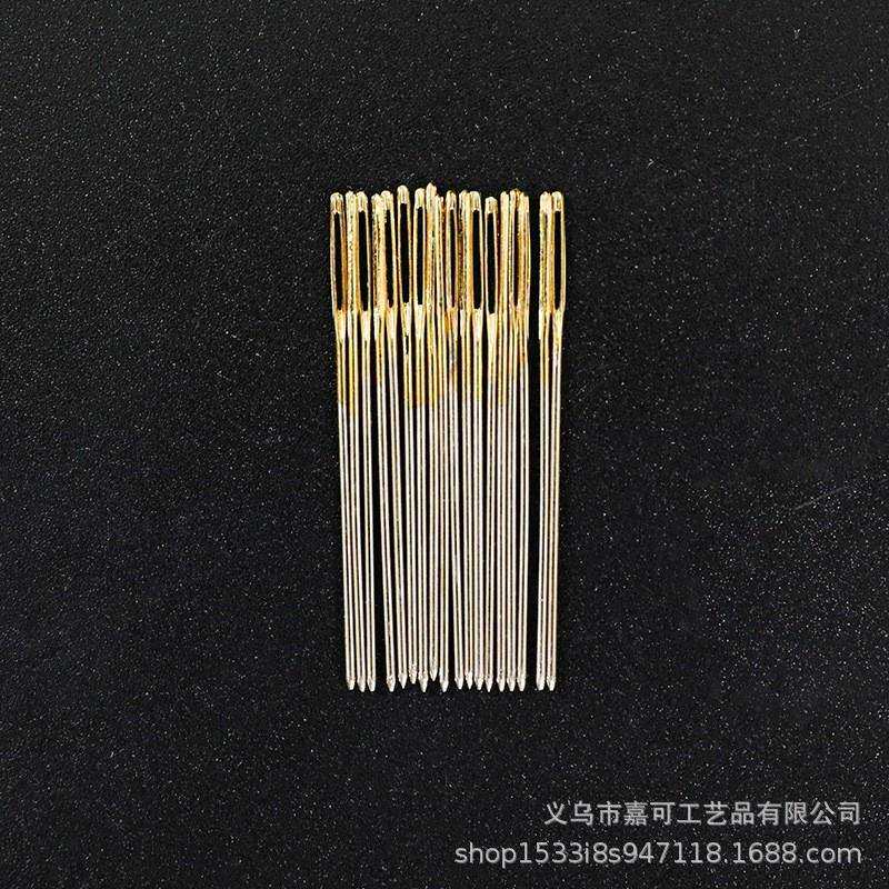 十字绣针 26号24号金尾针 绣花针钝头大眼针10000枚盒装 厂家直供