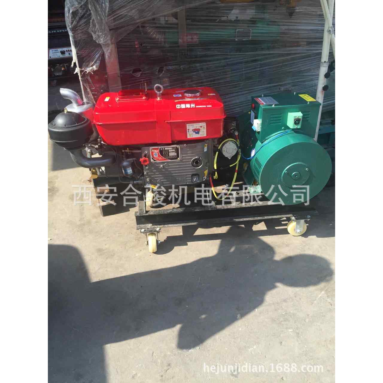 直销常州20千瓦机柴SCY油柴发电机组10WK柴油发电三相单缸油机