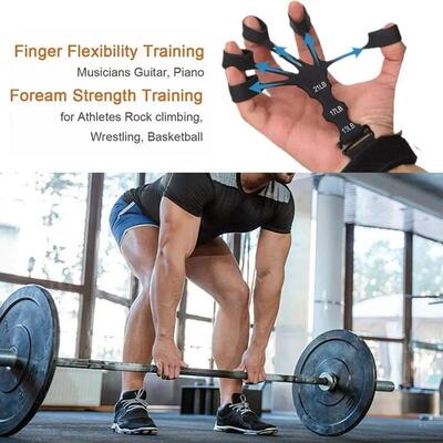Silicone Finger Gripster Grip Exerciser Finger Strengthener