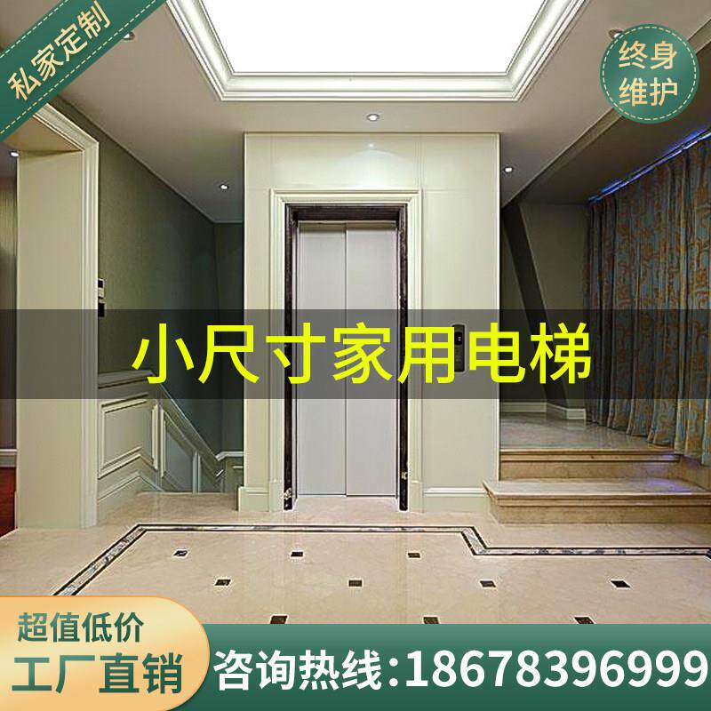 家用电梯别墅二三层小型室内四五层曳引简易楼梯升降室外家庭专用