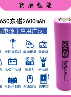 18650锂电池 A品DMEGC东磁2600mah 5C动力 电动车 电动工具直发梳
