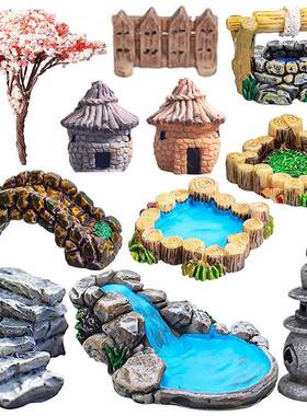 Miniature Landscape Fairy Garden Accessories Mini Lighthouse