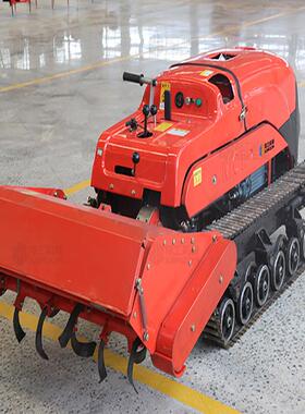 翔工小型多功能果园管理机履带式微田耕机地割DIJ沟草林开施肥耕