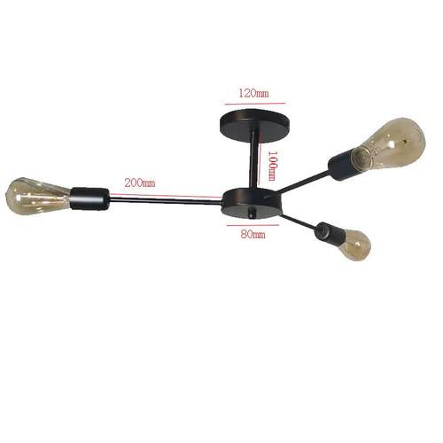 现代简约个性LED北欧创意ins卧室性冷淡艺术家用书房吸顶灯吊灯