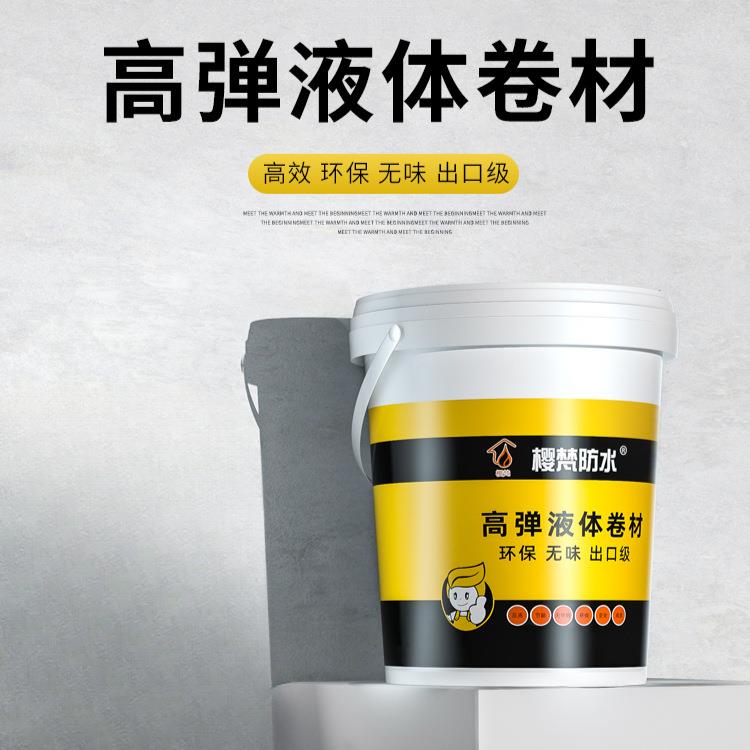 屋顶防水涂料液体卷材楼顶楼面大面积平房裂缝漏水补漏材料防漏胶
