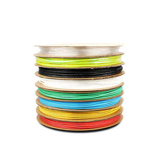 50mm3套管热缩黄绿套管厂家直销白色1kv绝缘 管电工双色硅胶透明