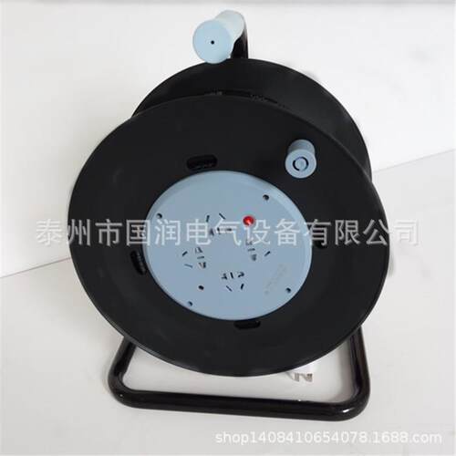 插座大功率移动电缆卷线盘GN-804D 16A 30米线轴