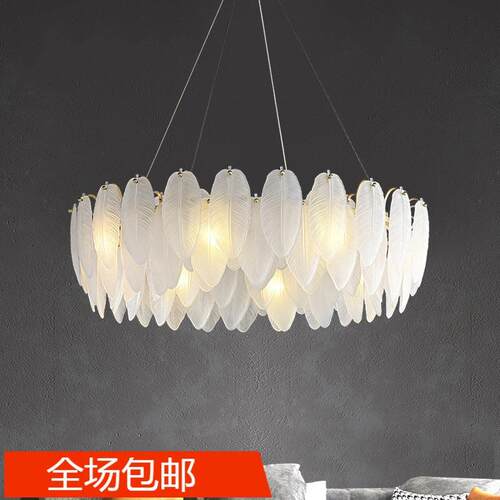 新款直销后现代轻奢吊灯全铜客厅灯简约创意个性餐厅灯大气卧室书