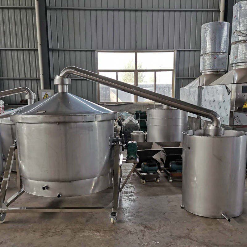 现货供应304不锈钢食品级自酿酒甄锅五谷杂粮蒸酒设备倒料翻转甄
