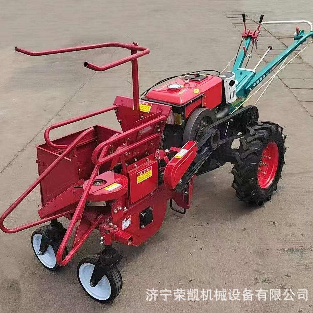 25马小力电启动玉收机型玉米割棒单行收割机手扶OWU配套米玉米割