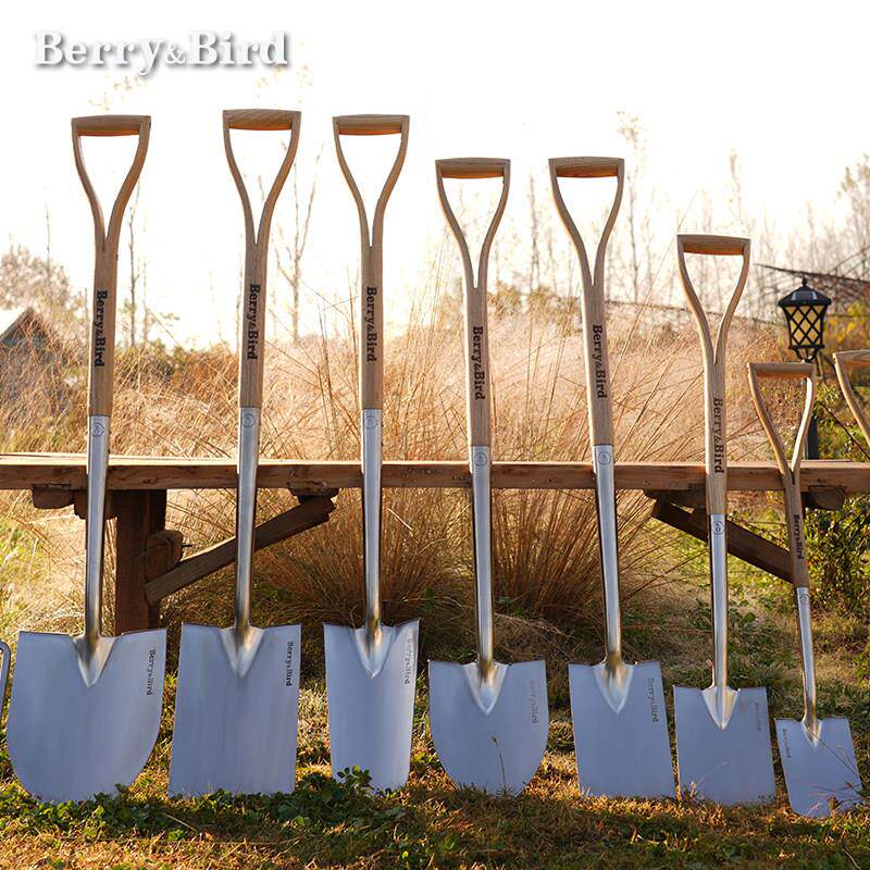 BerryBird铲子户外挖土种菜农用翻土种植移栽英国bb园艺大号工具