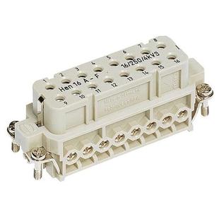 HARTING浩亭 09150006261 Han D F Crimp Contact CuNi 10A 母头