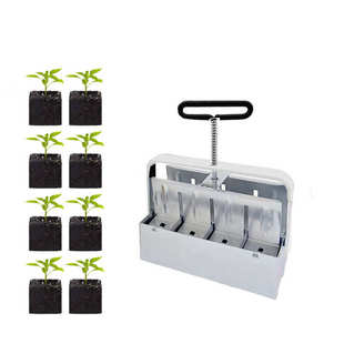 热卖 手动土块制造器 双排1出8土壤阻滞器园林工具花园工具