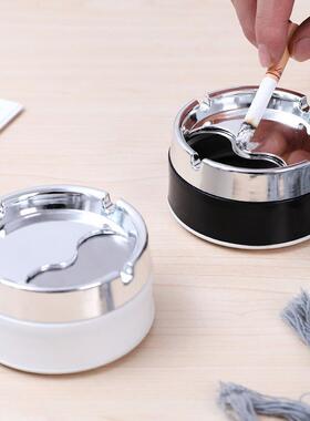 Creative Ashtray with Lid, Unique Design for Home Living Roo