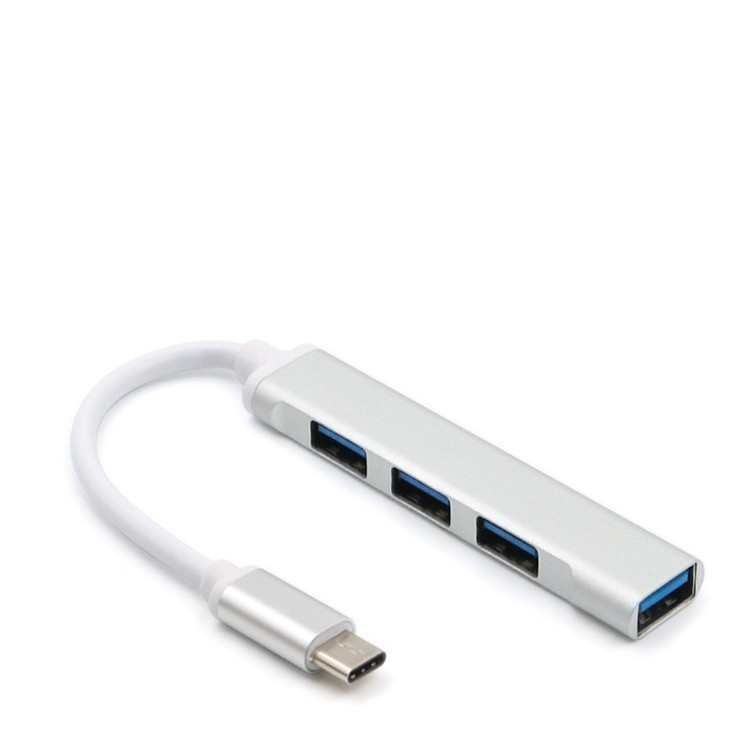 多分线  坞typecusb hub 拓展四口usb.集线器0器接口usb3转电脑
