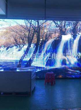 LED格栅屏 网红酒吧冰屏显示屏贴膜屏珠宝店舞台3D格栅屏