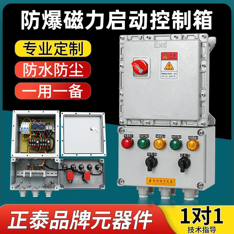 防爆配电箱电控箱一用一备水泵浮球380V控制排污水泵控制箱一控二