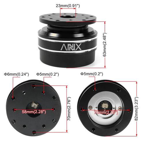 适用于MOZA速魔M10伺服直驱基座 赛车模拟器快拆快速连接器 跨境