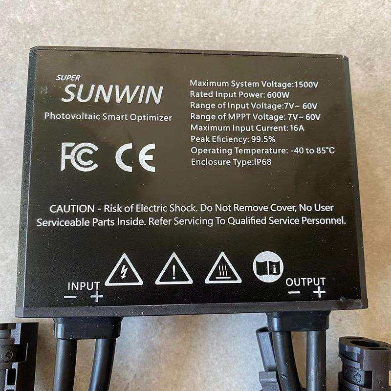 600W全铝金属外壳光伏智能优化器Solar power optimizer提升发电