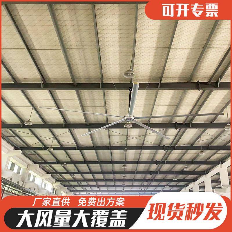 工厂仓库永磁大功率电扇厂房工业大吊扇大型7米车间大风力风扇