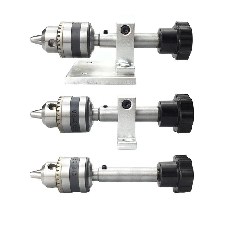 DIY佛珠机车床钻孔尾座小型木工车床顶针回转顶针小车床机床配件