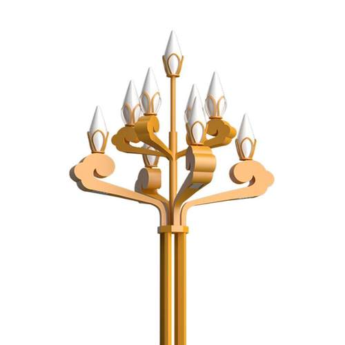 定制节能8米10/12米玉兰灯户外市政道路装饰路灯大型市电中华灯