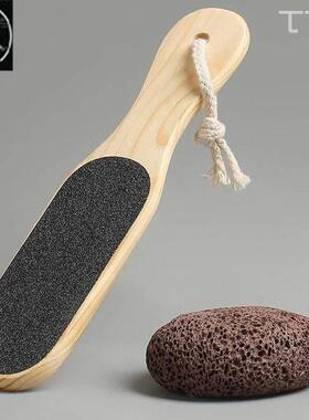 Foot peeler dehulling tool heel home scrub rubbing board