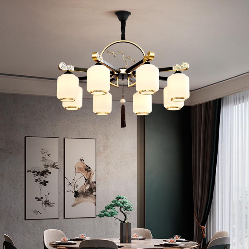 新中式吊灯客厅主灯餐厅卧室灯中国风简约大气2024年饭店包厢灯具