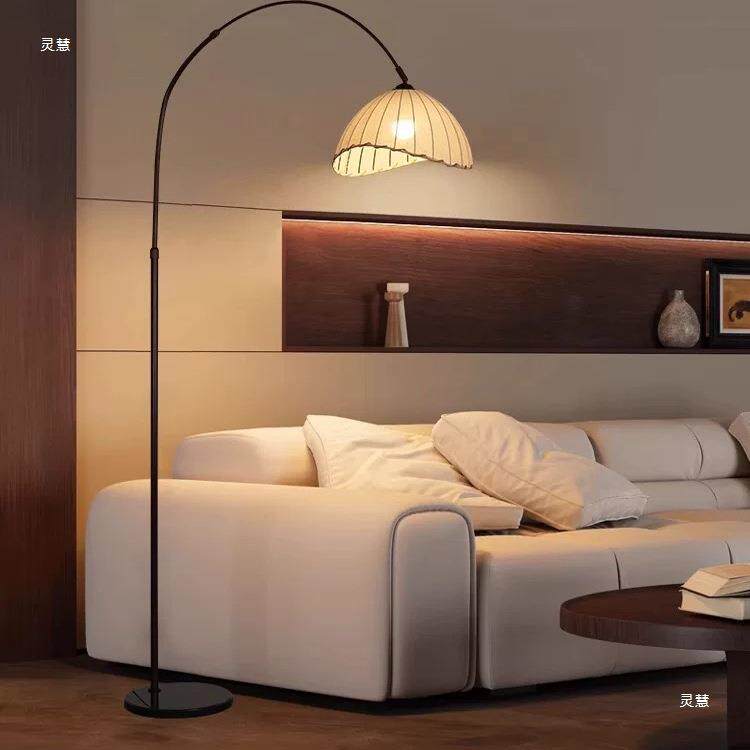 中古风落地灯客厅沙发旁卧室床头灯创意网红温馨氛围感立式台灯