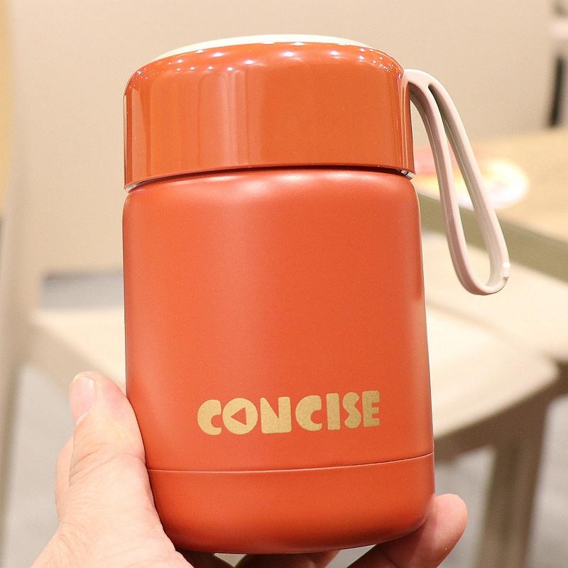 7YX批发宽口迷你小焖烧杯 女304学生焖烧壶罐上班族便携不锈钢保