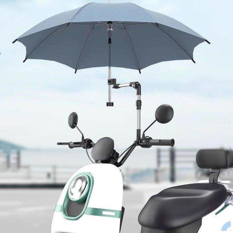 电动车遮雨棚新式高级端二轮机车棚装专用挡雨伞神器伸缩式支架