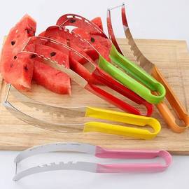 彩色西瓜切块器水果切割器切片工具家用哈密瓜多功能不锈钢西瓜切
