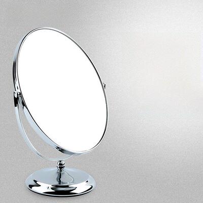 首饰珠宝店镜子柜台专用双面镜台式化妆试戴镜子道具高档看货镜