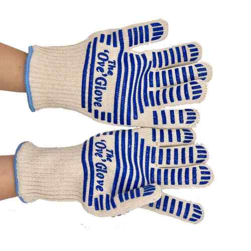 厂家直销 耐高温250-300度棉手套 烤箱 BBQ微波炉厨房手套