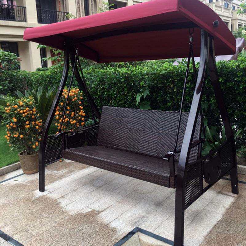 摇户外千吊椅用秋摇篮椅阳台田园庭院荡秋千椅金属双人DC-67吊家