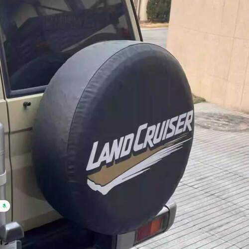 陆地巡洋舰LC100轮胎套LX470改装配饰软皮备胎罩LC80备胎保护套