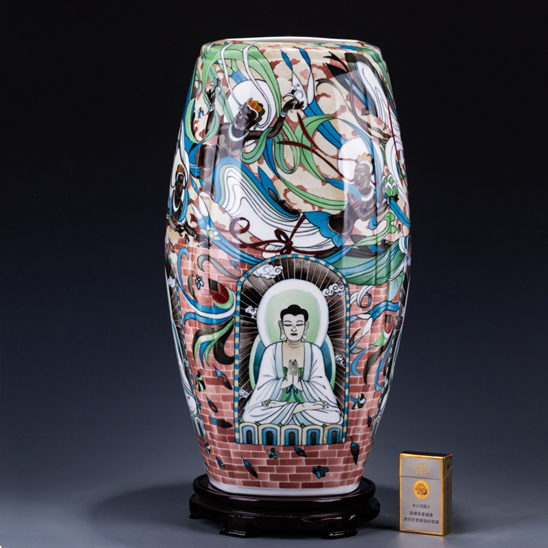 重器 画坛奇才国家高级工艺美术师史年春 纶音佛语花瓶