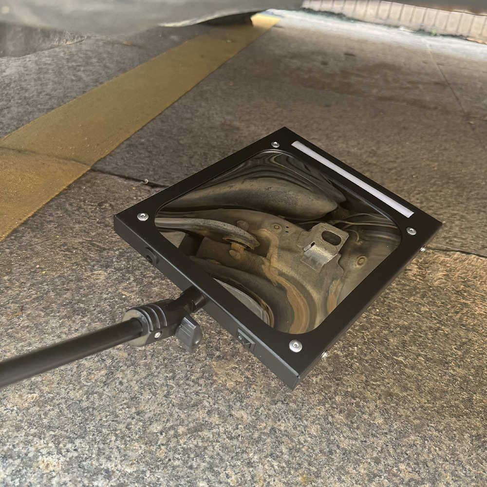 热销包邮交通车辆安全检查镜带杆V4 车底外墙验厂汽车底盘探视镜