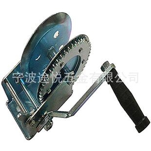 供应1600LBS手摇绞车空架船用手摇绞盘游艇拖车手动绞盘