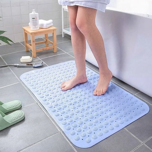 加厚浴室防滑地垫洗澡淋浴房厕所老人防摔地毯按摩家用卫生间脚垫